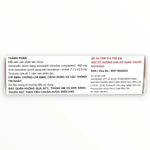 Thuốc Niflad ES điều trị nhiễm khuẩn (Hộp 1 túi x 4 vỉ x 7 viên nén phân tán) 11 3 Niflad ES