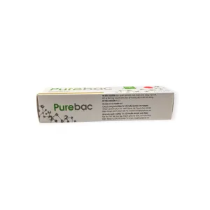 Kem Pure bạc (Purebac) Nano bạc, Kẽm Oxyd, Chiết xuất lá xoài, Chamomile làm sạch da, kháng khuẩn, chăm sóc thủy đậu, zona, viêm da (Tuýp 20g) 7 3 Pure bạc