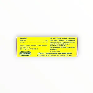 Viên nén bao phim Risperidon 2 Risperidon 2 mg điều trị tâm thần phân liệt, rối loạn lưỡng cực (Hộp 5 vỉ x 10 viên nén bao phim) 17 3 Risperidon 2