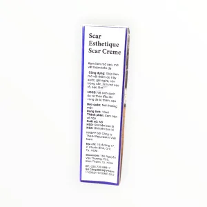 Kem Scar Esthetique Silicone Scar Creme Silicone làm mờ sẹo thâm, sẹo rỗ, sẹo lõm (Tuýp 10ml) 5 3 Scar esthetique