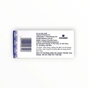 Viên nén bao phim Semirad 10mg Nicergoline 10 mg điều trị thiểu năng tuần hoàn não (Hộp 3 vỉ x 10 viên nén bao phim) 9 3 Semirad (Semirad)