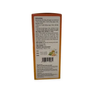 Siro Hoa Cúc Bromelain & Papain hỗ trợ bổ phế, giảm ho, giảm đờm (Hộp 1 chai 100ml) 8 3 Siro hoa cúc