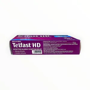 Thuốc Telfast HD 180mg Fexofenadine hydrochloride điều trị dị ứng (Hộp 3 vỉ x 10 viên) 9 3 Telfast HD 180