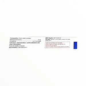 Viên nén Thylmedi 8mg MediBros Methylprednisolon 8mg điều trị viêm khớp, bệnh tự miễn, dị ứng, ung thư (Hộp 3 vỉ x 10 viên nén) 12 3 Thylmedi 8mg MediBros