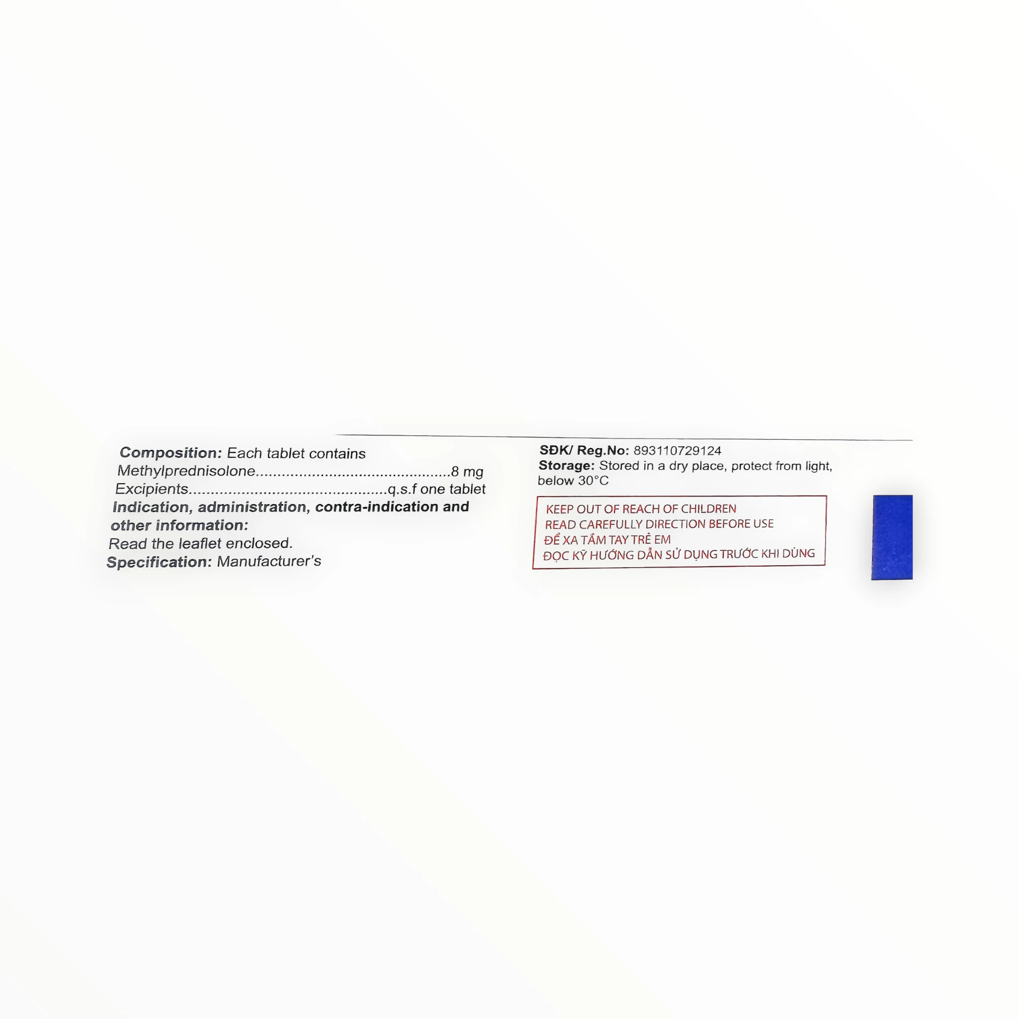 Viên nén Thylmedi 8mg MediBros Methylprednisolon 8mg điều trị viêm khớp, bệnh tự miễn, dị ứng, ung thư (Hộp 3 vỉ x 10 viên nén) 3 3 Thylmedi 8mg MediBros