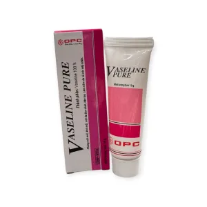 Kem Vaseline Pure Vaseline 100% dưỡng ẩm, làm mềm da, phòng nứt môi, nứt da chân tay (Tuýp 10g) 6 3 Vaseline pure