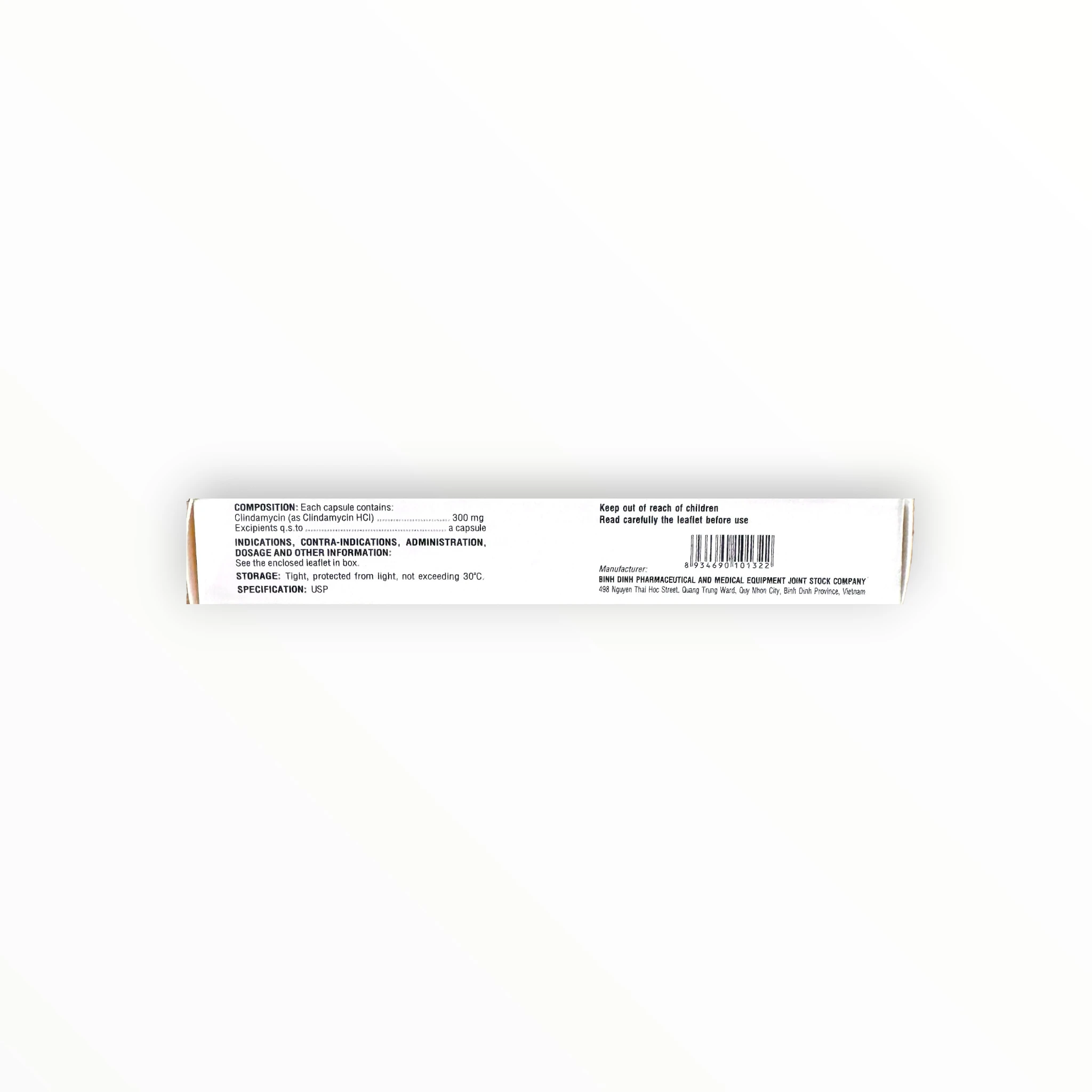 Viên nang cứng Clyodas 300 Clindamycin 300mg kháng khuẩn lincosamid, trị nhiễm khuẩn hô hấp, da, xương khớp (Hộp 2 vỉ x 10 viên nang cứng) 3 3 clyodas 300