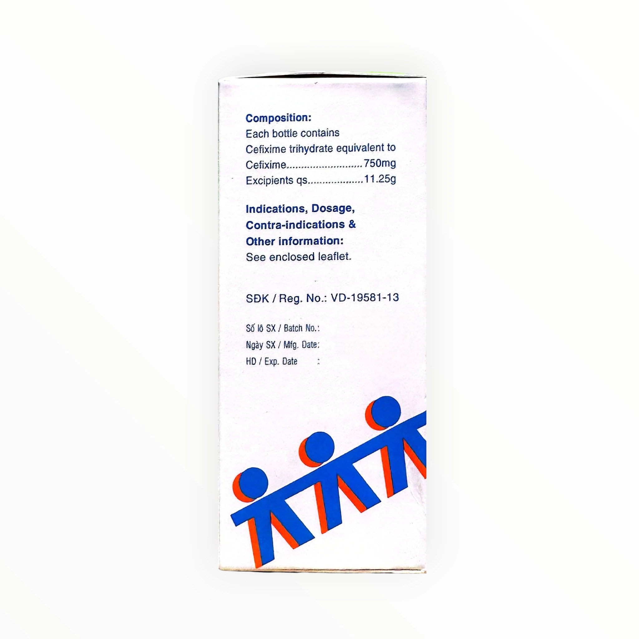 Thuốc Novafex 100mg/5ml Cefixime điều trị nhiễm khuẩn (Hộp 1 chai 37.5ml) 3 3 novafex