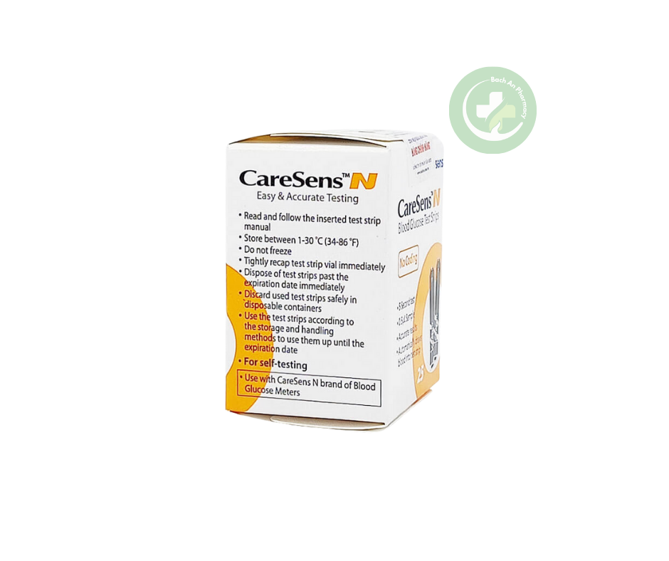 Que tiểu đường Caresens N (25 que) 4 Que tiểu đường Caresens N (25 que) - Ảnh 4