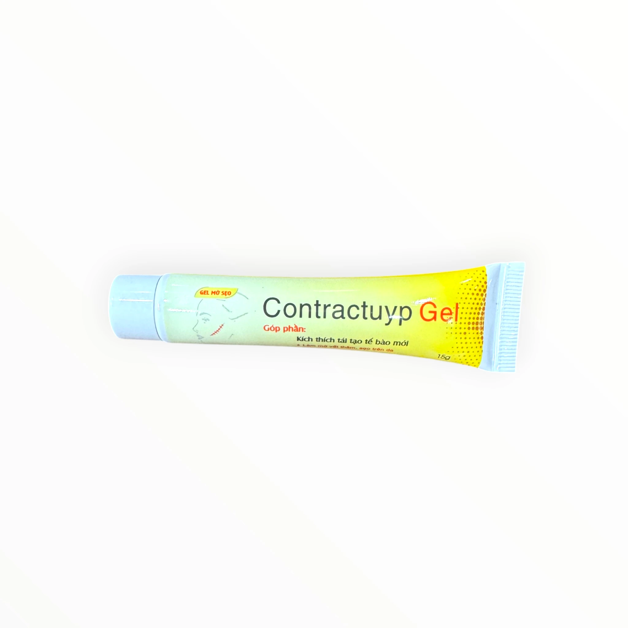 Gel Contractuyp Gel Colloidal Silver, Niacinamide, Chiết xuất Nghệ, Hành tây, Vitamin E làm mờ vết thâm, sẹo, dưỡng ẩm, tái tạo da (Tuýp 15g) 4 4 Contractuyp Gel