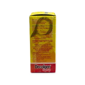 Siro Decolgen United Pharma trị cảm cúm (Hộp 1 chai 60ml) 9 4 Decolgen Siro