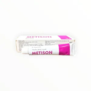 Kem bôi Metison Betamethason dipropionat 0,064%, Clotrimazol 1%, Gentamicin 0,1% chống viêm, kháng nấm, kháng khuẩn, trị viêm da dị ứng nhieu khuan (Tuýp 10g) 9 4 Metison