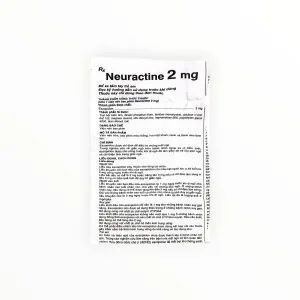 Thuốc Neuractine Eszopiclon 2 mg điều trị chứng mất ngủ (Hộp 3 vỉ x 10 viên) 14 4 Neuractine 2mg