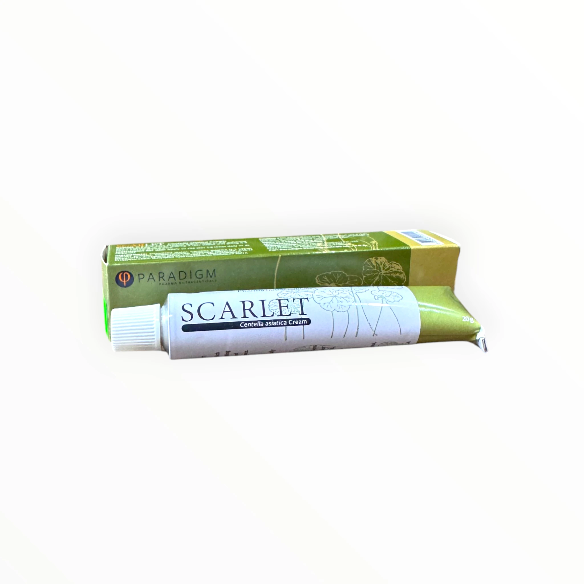 Kem Scarlet Centella asiatica Cream Rau má (Centella asiatica) làm mềm, làm mịn, làm sáng vùng da có sẹo (Tuýp 20g) 4 4 Scarlet