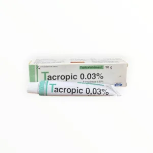 Thuốc mỡ Tacropic 0,03% Tacrolimus điều trị viêm da cơ địa mức độ vừa và nặng ở người lớn và trẻ em từ 2 tuổi (Tuýp 10g) 8 4 Tacropic 0.02 1.webp