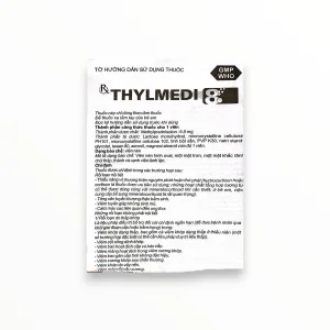 Viên nén Thylmedi 8mg MediBros Methylprednisolon 8mg điều trị viêm khớp, bệnh tự miễn, dị ứng, ung thư (Hộp 3 vỉ x 10 viên nén) 13 4 Thylmedi 8mg MediBros
