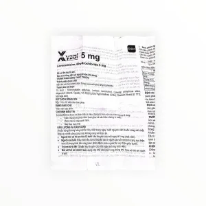 Thuốc Xyzal 5mg Levocetirizine dihydrochloride điều trị triệu chứng dị ứng (Hộp 1 vỉ x 10 viên) 12 4 Xyzal