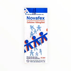 Thuốc Novafex 100mg/5ml Cefixime điều trị nhiễm khuẩn (Hộp 1 chai 37.5ml) 7 4 novafex