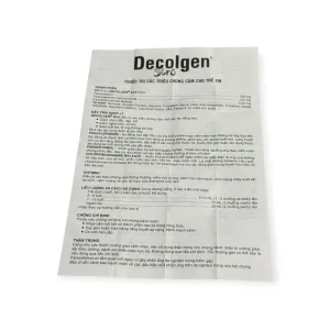 Siro Decolgen United Pharma trị cảm cúm (Hộp 1 chai 60ml) 10 5 Decolgen Siro
