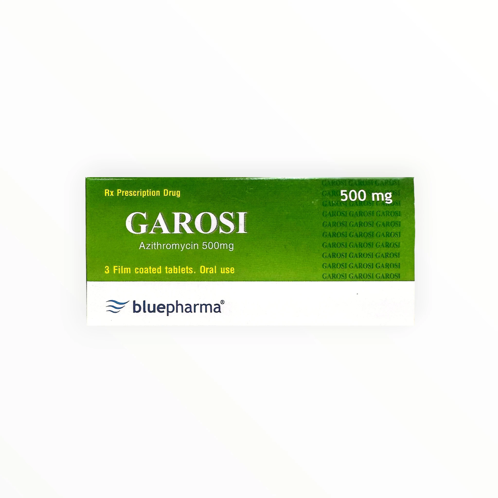 Thuốc Garosi 500mg Azithromycin kháng sinh nhóm macrolid (Hộp 1 vỉ x 3 viên) 1 5 Garosi 1