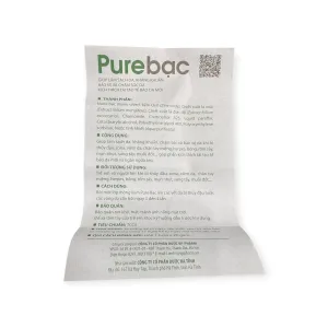 Kem Pure bạc (Purebac) Nano bạc, Kẽm Oxyd, Chiết xuất lá xoài, Chamomile làm sạch da, kháng khuẩn, chăm sóc thủy đậu, zona, viêm da (Tuýp 20g) 9 5 Pure bạc