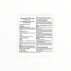 Thuốc Tanganil Acetylleucine 500 mg điều trị cơn chóng mặt (Hộp 3 vỉ x 10 viên) 10 5 Tanganil 500mg = (Tanganil 500mg =)