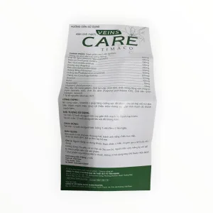 Viên nang cứng Veins Care Timaco hỗ trợ làm bền thành mạch, cải thiện suy giãn tĩnh mạch (Hộp 3 vỉ x 10 viên nang cứng) 9 5 Veins care