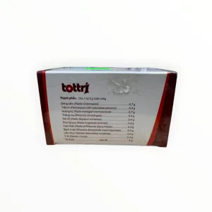 Viên nang cứng Tottri hỗ trợ làm co búi trĩ, giảm triệu chứng trĩ (Hộp 3 vỉ x 10 viên nang cứng) 12 6 Tottri