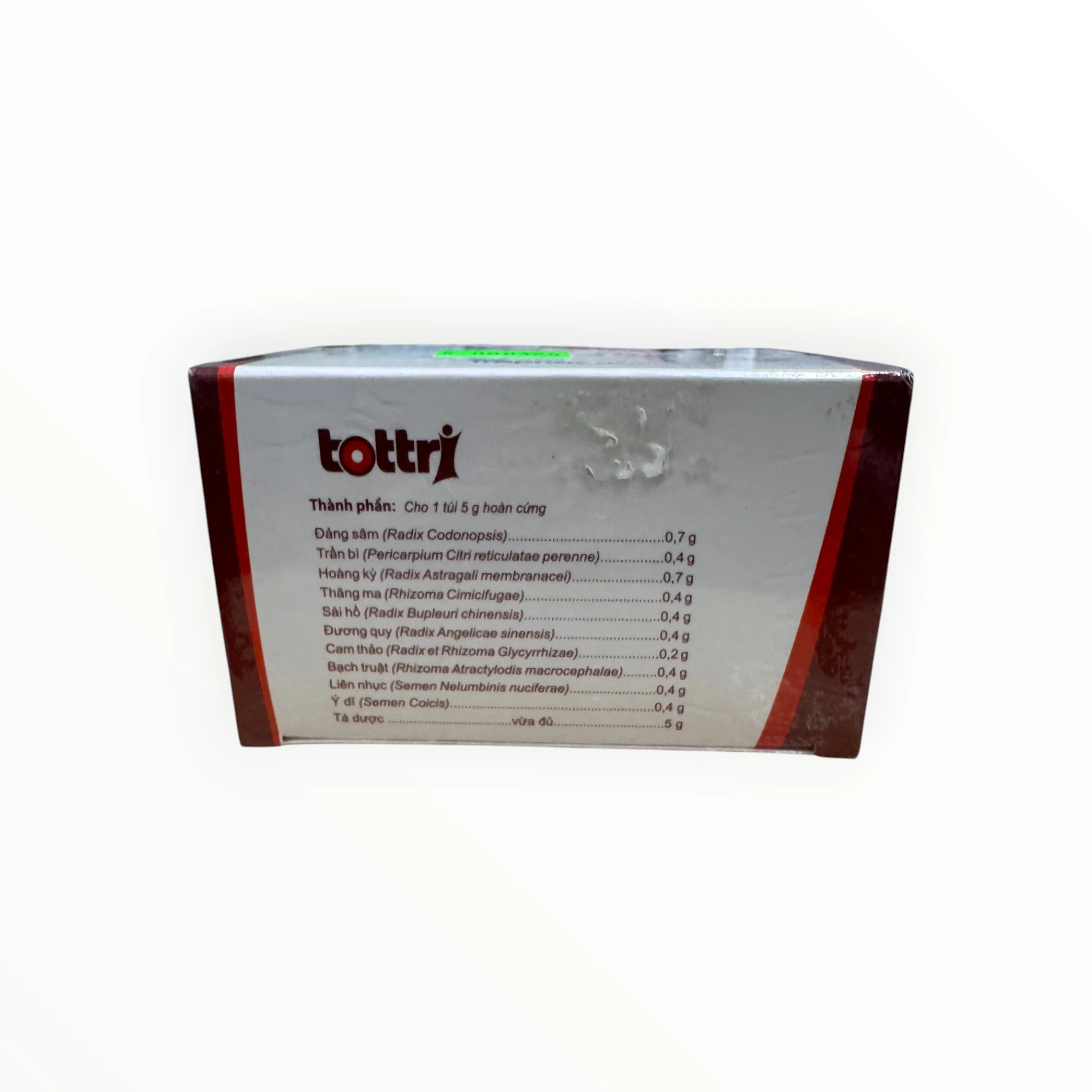 Viên nang cứng Tottri hỗ trợ làm co búi trĩ, giảm triệu chứng trĩ (Hộp 3 vỉ x 10 viên nang cứng) 6 6 Tottri