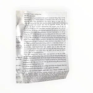 Thuốc mỡ tra mắt Mediclovir Aciclovir 3% (150mg) kháng virus Herpes, trị viêm giác mạc do Herpes simplex (Tuýp 5g) 14 7 Mediclovir