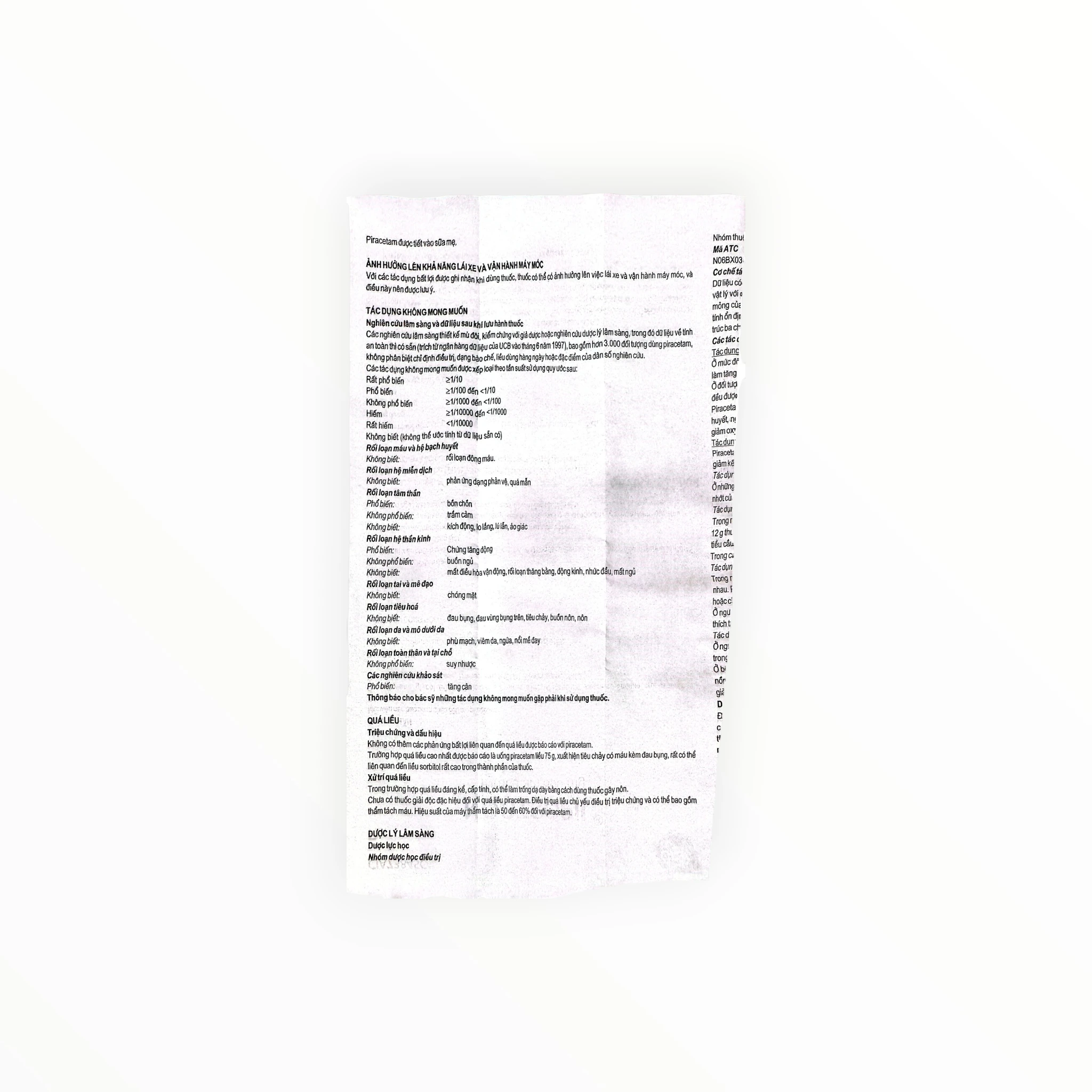 Thuốc Nootropil Piracetam 800 mg điều trị triệu chứng hội tâm thần thực thể (Hộp 3 vỉ x 15 viên) 5 7 Nootropil 800mg