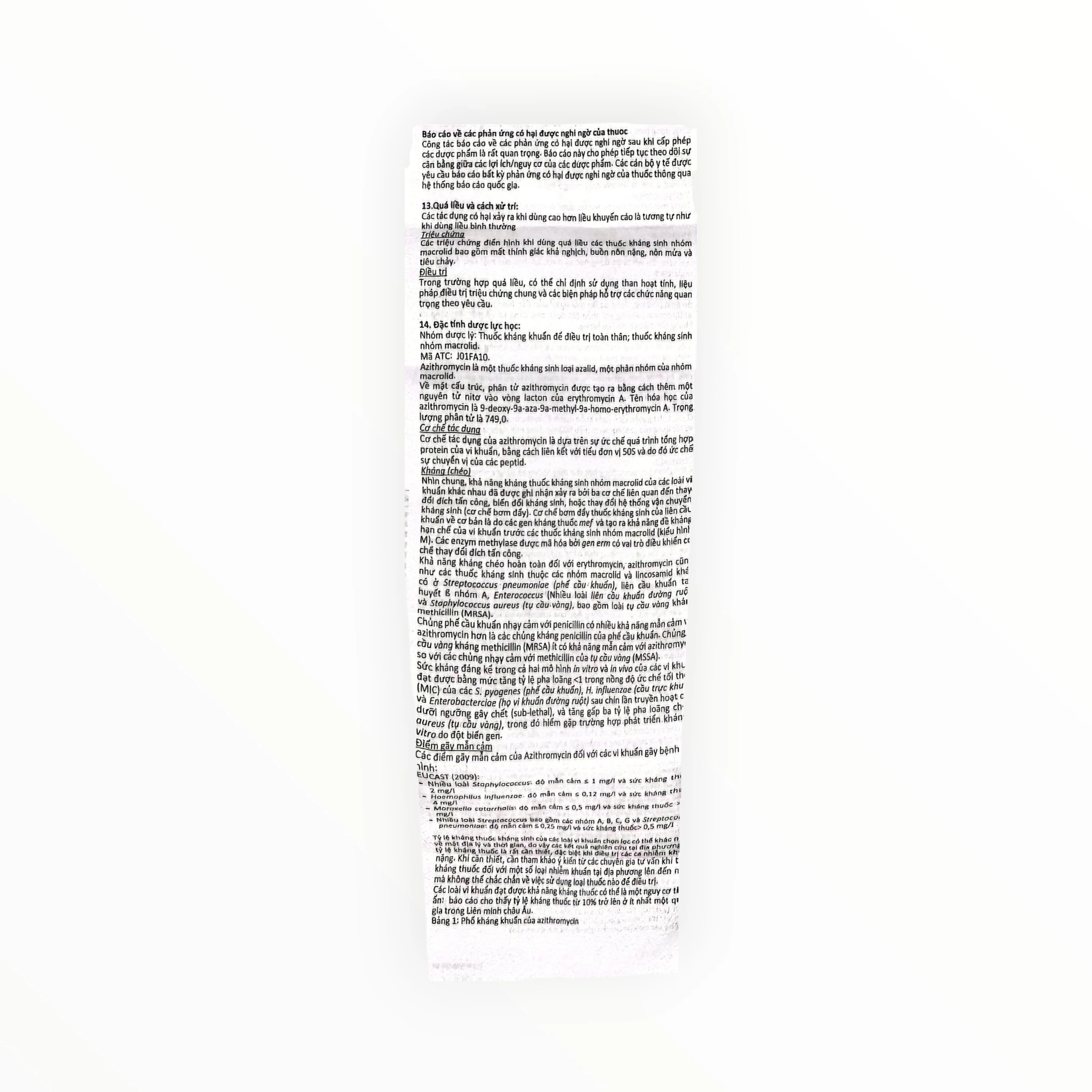 Thuốc Polzycyna 500mg Azithromycin điều trị nhiễm khuẩn (Hộp 1 vỉ x 3 viên) 9 7 Polzycyna 9