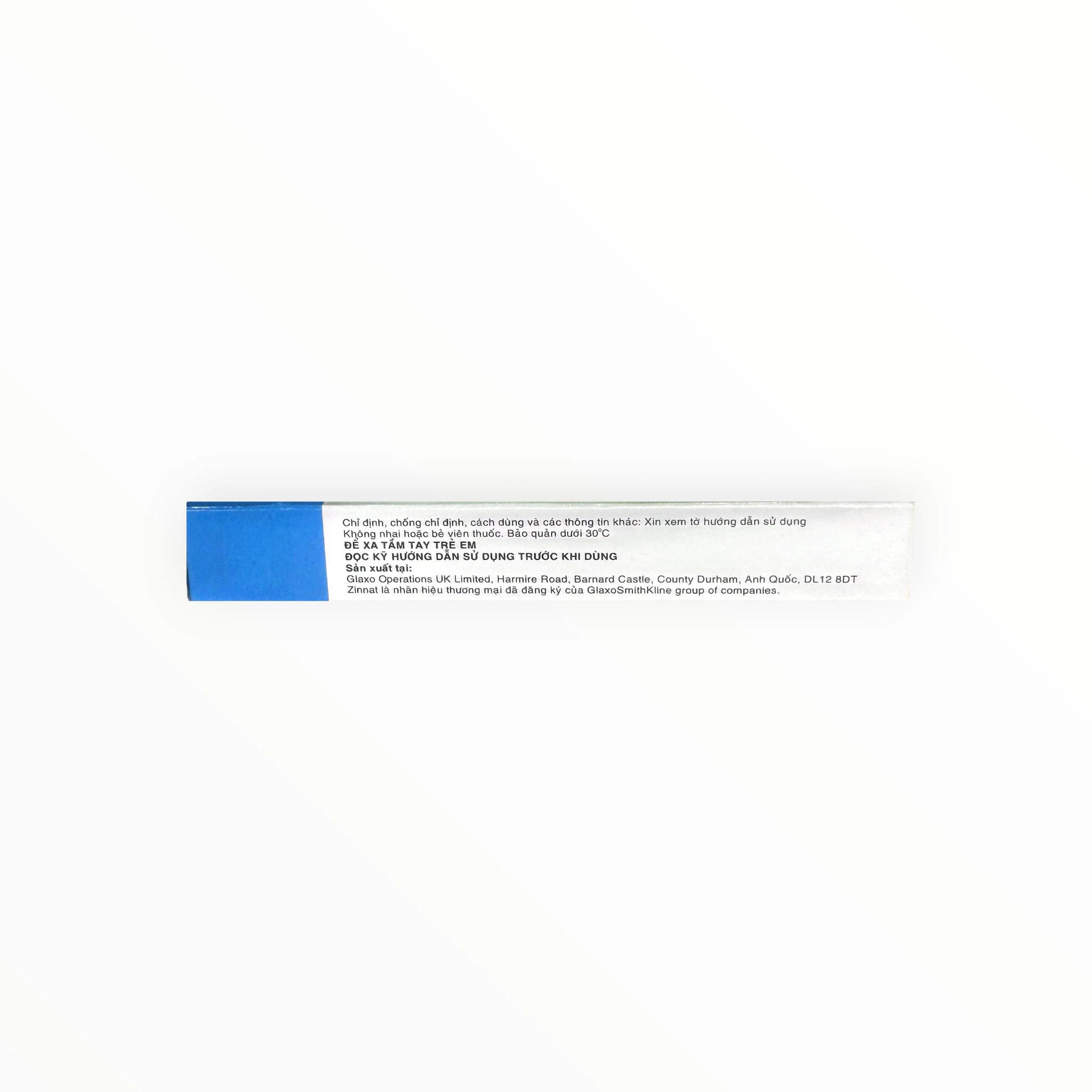Thuốc Zinnat 250mg Cefuroxim axetil điều trị nhiễm khuẩn (Hộp 1 vỉ x 10 viên) 3 9 Zinnat 250mg 3