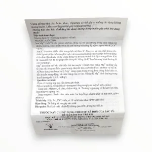 Viên nén bao phim Dipartate Cophavina Bổ sung magnesi và kali, hỗ trợ điều trị bệnh tim (Hộp 5 vỉ x 10 viên nén bao phim) 11 Dipartate (6)