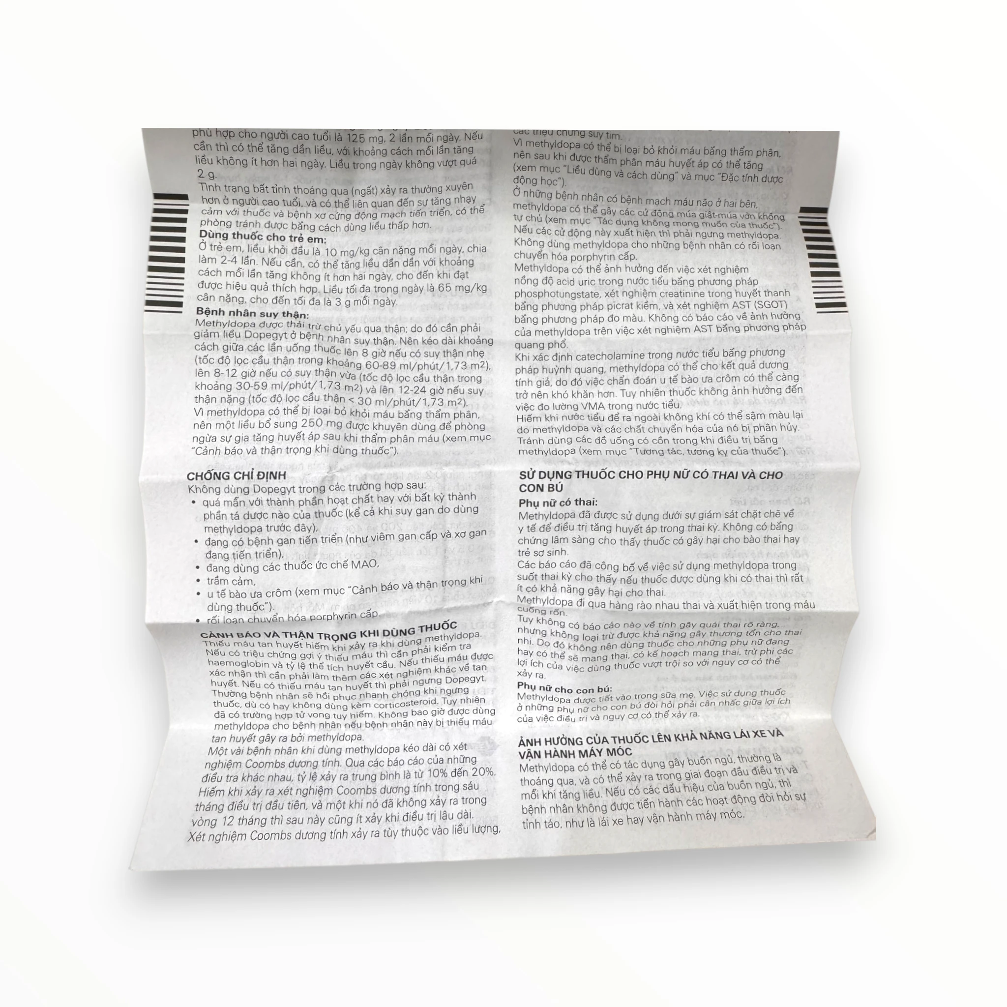 Viên nén bao phim Dopegyt 250mg Egis Điều trị tăng huyết áp (Hộp 10 vỉ x 10 viên nén bao phim) 5 Dopegyt (5)