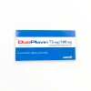 Viên nén bao phim DuoPlavin 75mg/100mg Sanofi Phòng ngừa huyết khối, đau thắt ngực, nhồi máu cơ tim (Hộp 3 vỉ x 10 viên nén bao phim) 10 DuoPlanvin