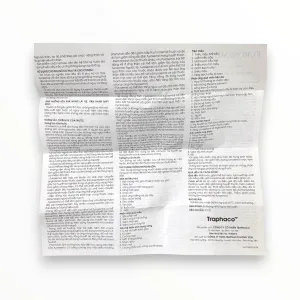 Viên nén Furosemid 40mg Traphaco Điều trị phù (suy tim, xơ gan, bệnh thận), tăng huyết áp (Hộp 2 vỉ x 20 viên nén) 9 Furosemid 40mg (5)