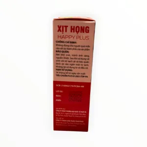 Dung dịch xịt họng Happy Plus Keo ong, Tinh dầu bạc hà, Tinh dầu gừng, Menthol Làm sạch, dịu mát họng (Chai 30 ml) 7 Happy Plus 3