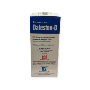 Siro Daleston-D Dược Hà Nam (Betamethason, Dexclorpheniramin) chống dị ứng, hen phế quản (Hộp 1 chai 75ml) 6 IMG 0317 Photoroom