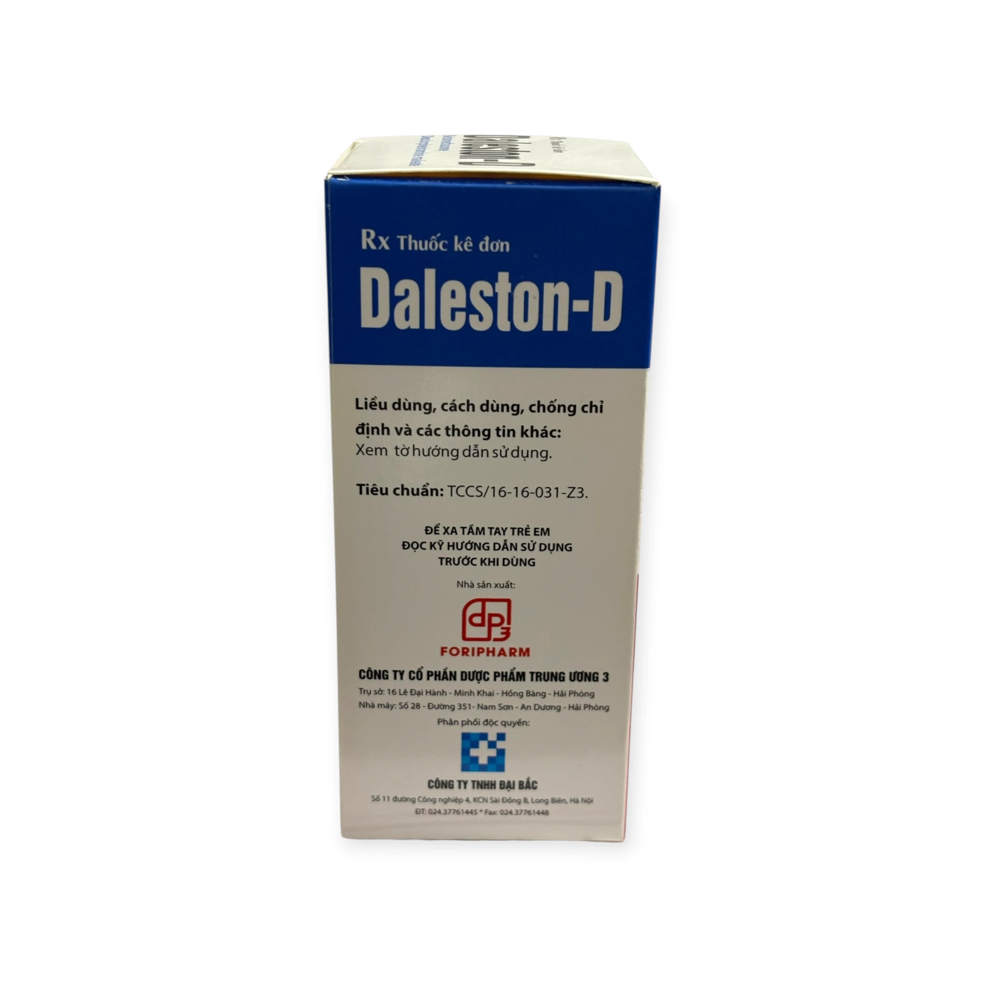 Siro Daleston-D Dược Hà Nam (Betamethason, Dexclorpheniramin) chống dị ứng, hen phế quản (Hộp 1 chai 75ml) 2 Siro Daleston-D Dược Hà Nam (Betamethason, Dexclorpheniramin) chống dị ứng, hen phế quản (Hộp 1 chai 75ml) - Ảnh 2