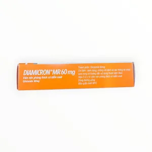 Alternative view of Viên nén phóng thích có kiểm soát Diamicron MR 60mg Gliclazide 60mg Servier điều trị tiểu đường (Hộp 2 vỉ x 15 viên nén phóng thích có kiểm soát)