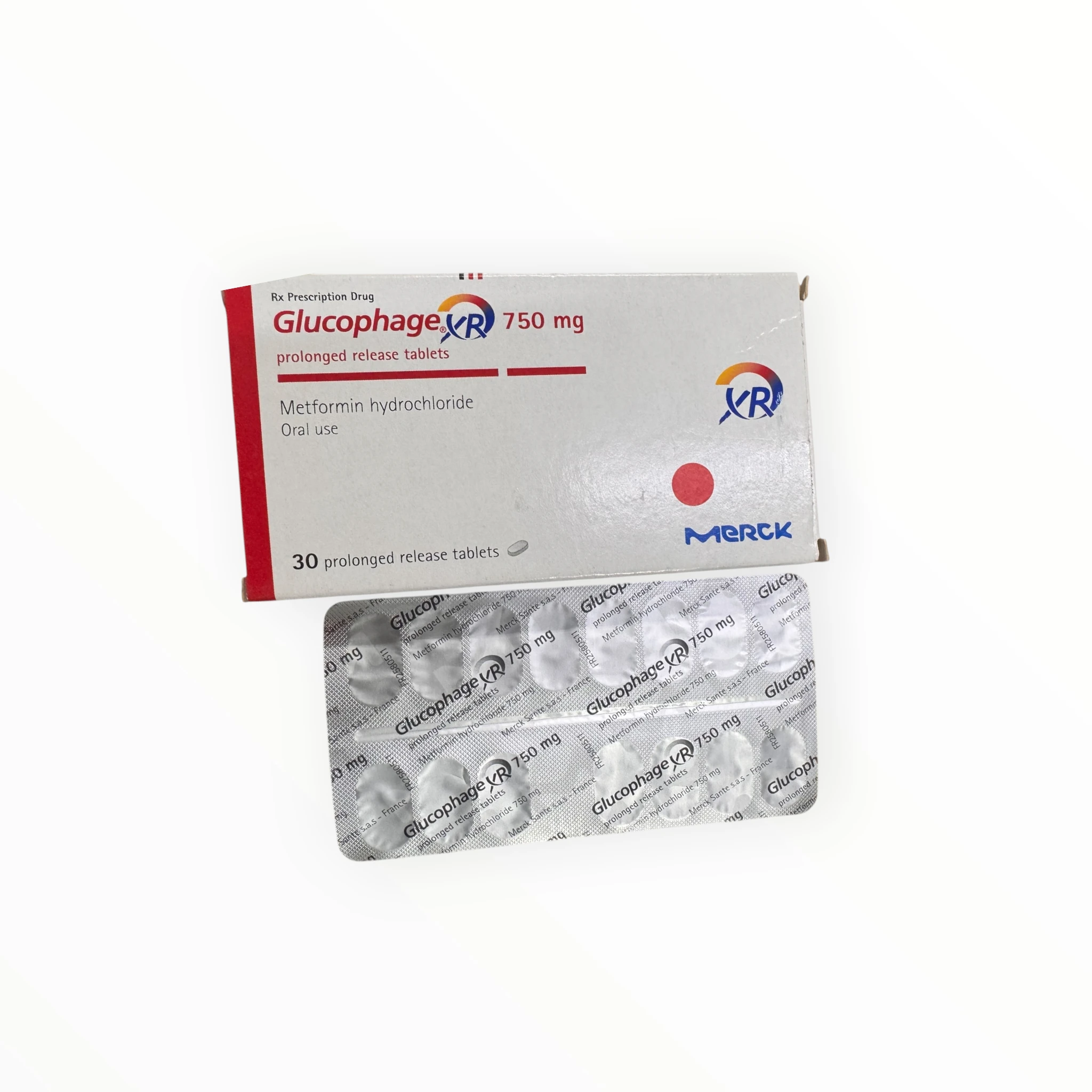 Viên nén phóng thích kéo dài Glucophage XR 750mg Merck điều trị tiểu đường (Hộp 02 vỉ x 15 viên nén phóng thích kéo dài) 3 IMG 0427 Photoroom