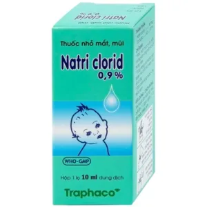 Alternative view of Thuốc nhỏ mắt, mũi Natri clorid 0,9% Traphaco rửa mắt, giảm nghẹt mũi, sổ mũi do dị ứng (10ml)
