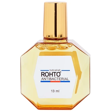 Thuốc nhỏ mắt Rohto Antibacterial dùng trong lẹo mắt, viêm kết mạc, viêm mí mắt, ngứa mắt (13ml) 5 Thuốc nhỏ mắt Rohto Antibacterial dùng trong lẹo mắt, viêm kết mạc, viêm mí mắt, ngứa mắt (13ml) - Ảnh 5