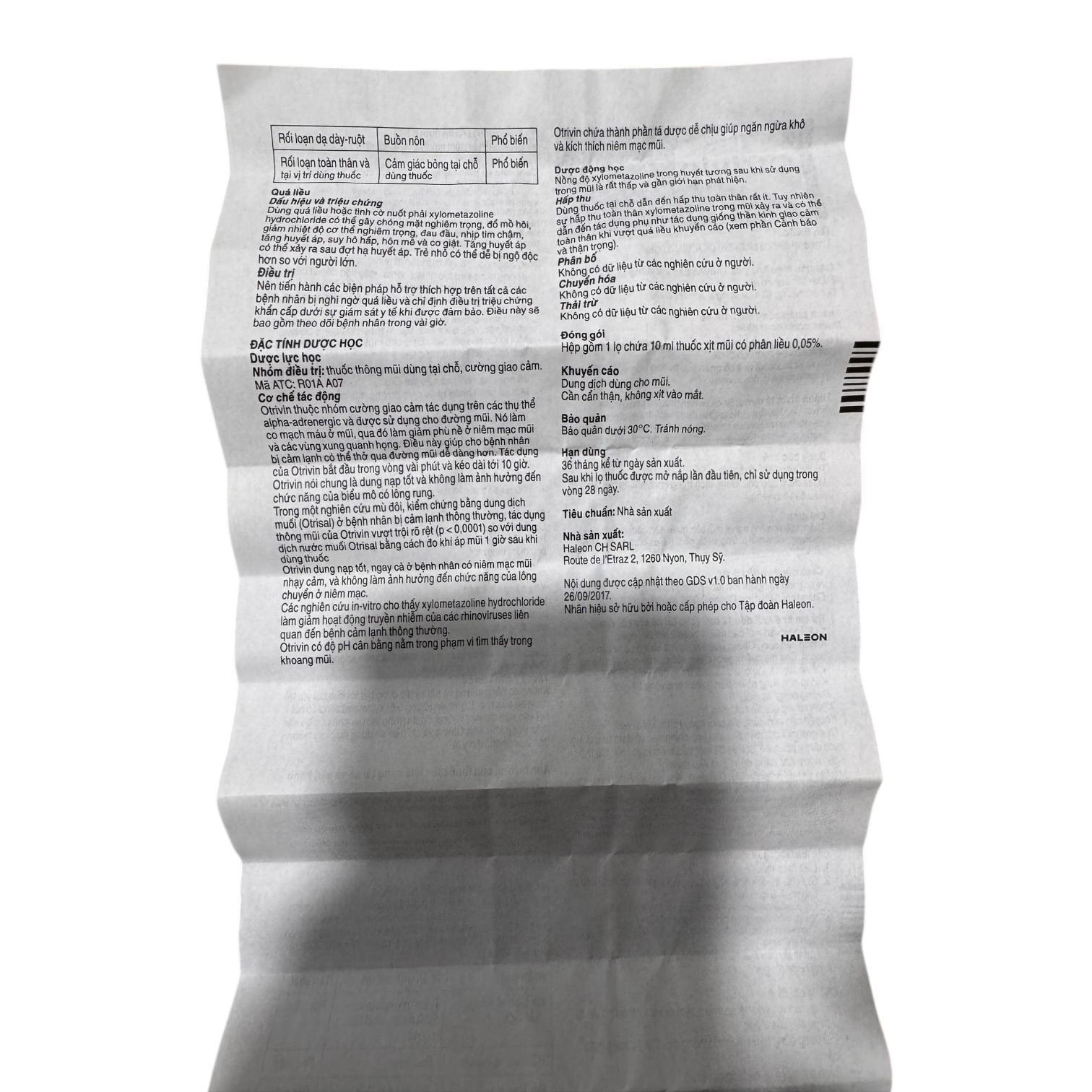 Thuốc xịt mũi Otrivin 0,05% giảm nghẹt mũi do cảm lạnh, viêm mũi dị ứng, viêm xoang (10ml) 9 Thuốc xịt mũi Otrivin 0,05% giảm nghẹt mũi do cảm lạnh, viêm mũi dị ứng, viêm xoang (10ml) - Ảnh 9