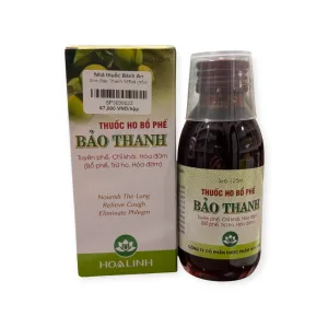 Alternative view of Siro Thuốc ho Bổ phế Bảo Thanh Hoa Linh bổ phế, trừ ho, hóa đờm (Hộp 1 chai 125ml)