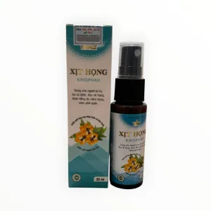 Dung dịch xịt họng Kingphar Chiết xuất Keo ong, Xuyên tâm liên, Cao Cát cánh Hỗ trợ giảm ho, giảm đờm (Chai 30 ml) 9 Kingphar 4