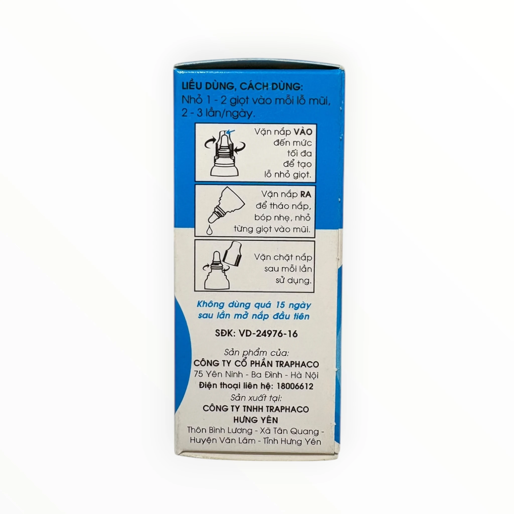 Thuốc nhỏ mũi Nostravin Xylometazolin hydroclorid 0,05% giảm ngạt mũi, sung huyết (Hộp 1 lọ 8 ml) 4 Nostravin 4