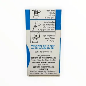 Thuốc nhỏ mũi Nostravin Xylometazolin hydroclorid 0,05% giảm ngạt mũi, sung huyết (Hộp 1 lọ 8 ml) 13 Nostravin 5