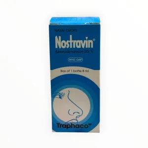 Thuốc nhỏ mũi Nostravin Xylometazolin hydroclorid 0,05% giảm ngạt mũi, sung huyết (Hộp 1 lọ 8 ml) 15 Nostravin 7